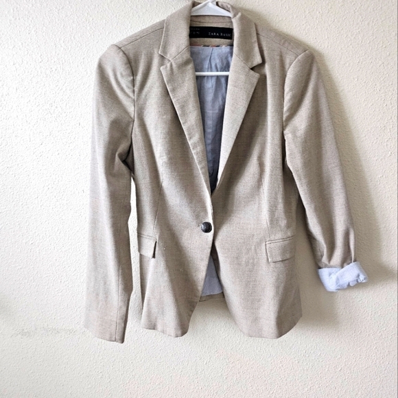 Zara Jackets & Blazers - Zara Basic Women's Business Casual Made in Spain Jacket size Smallara